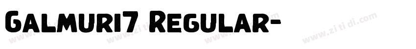 Galmuri7 Regular字体转换 Galmuri7 Regular字体转换